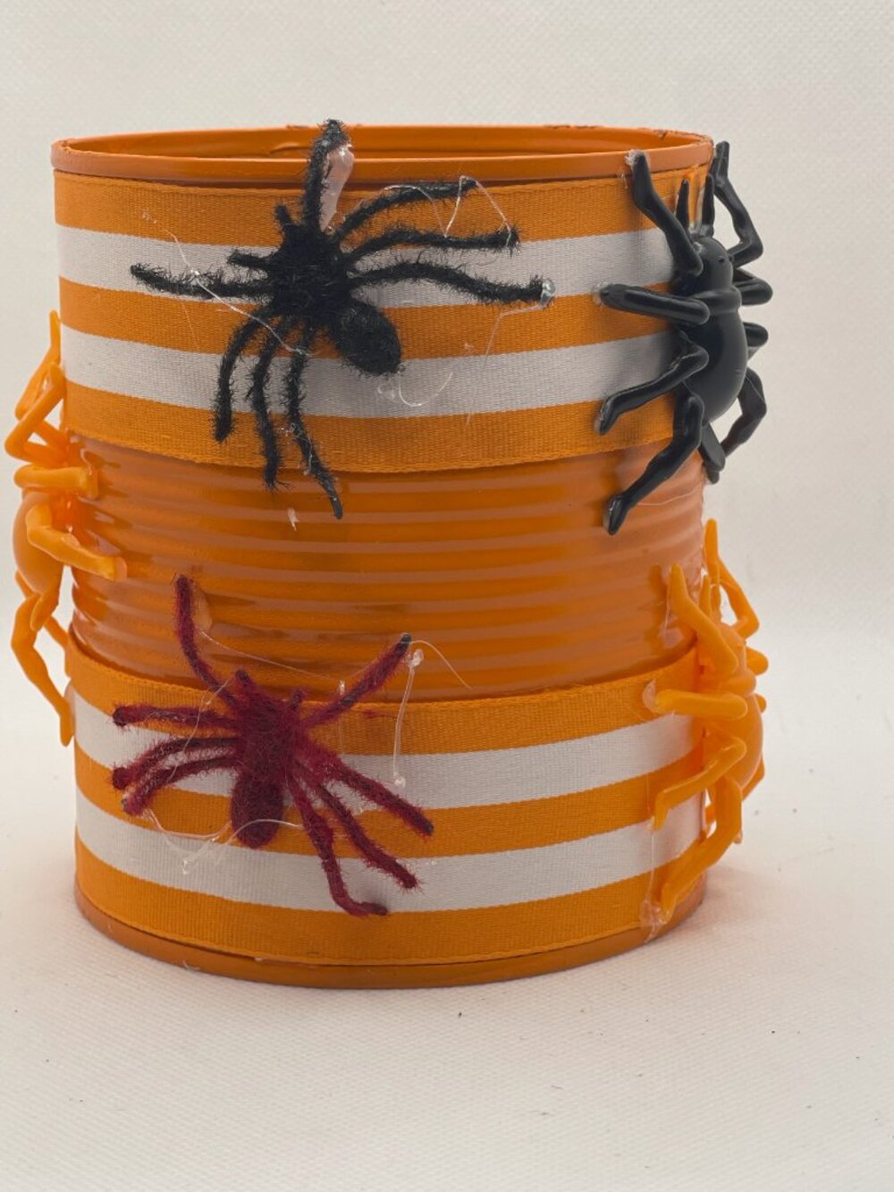 Orange & White Spider Journal Pen Holder